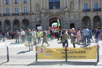 11 juin 2022 - manifestation contre les méthaniseurs à Rennes