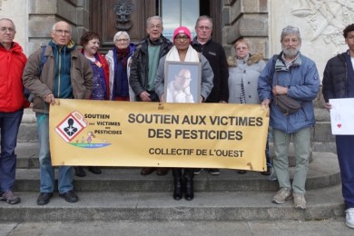 26 mars 2024 - soutien à Rosalie Leloa à la cour d'appel de Rennes